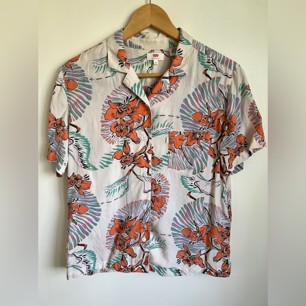 Levi’s Hawaiian Tropical Shirt - Size Medium